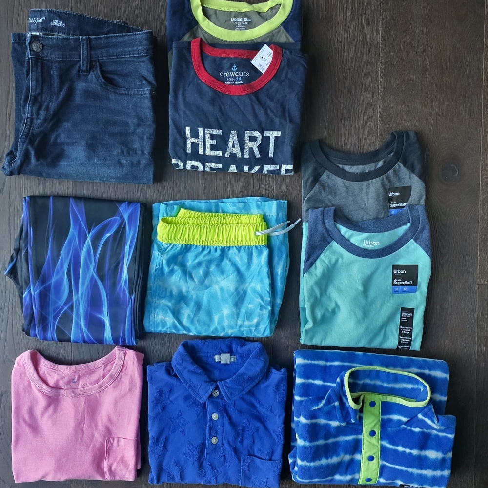 Boy's clothing bundle. Size 14-16 and xl. New with tag- excellent used condition